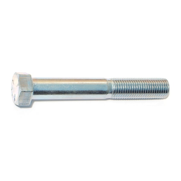 Midwest Fastener Grade 5, 7/16"-20 Hex Head Cap Screw, Zinc Plated Steel, 3 in L, 6 PK 60087 - main